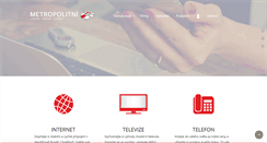 Desktop Screenshot of metropolitni.cz